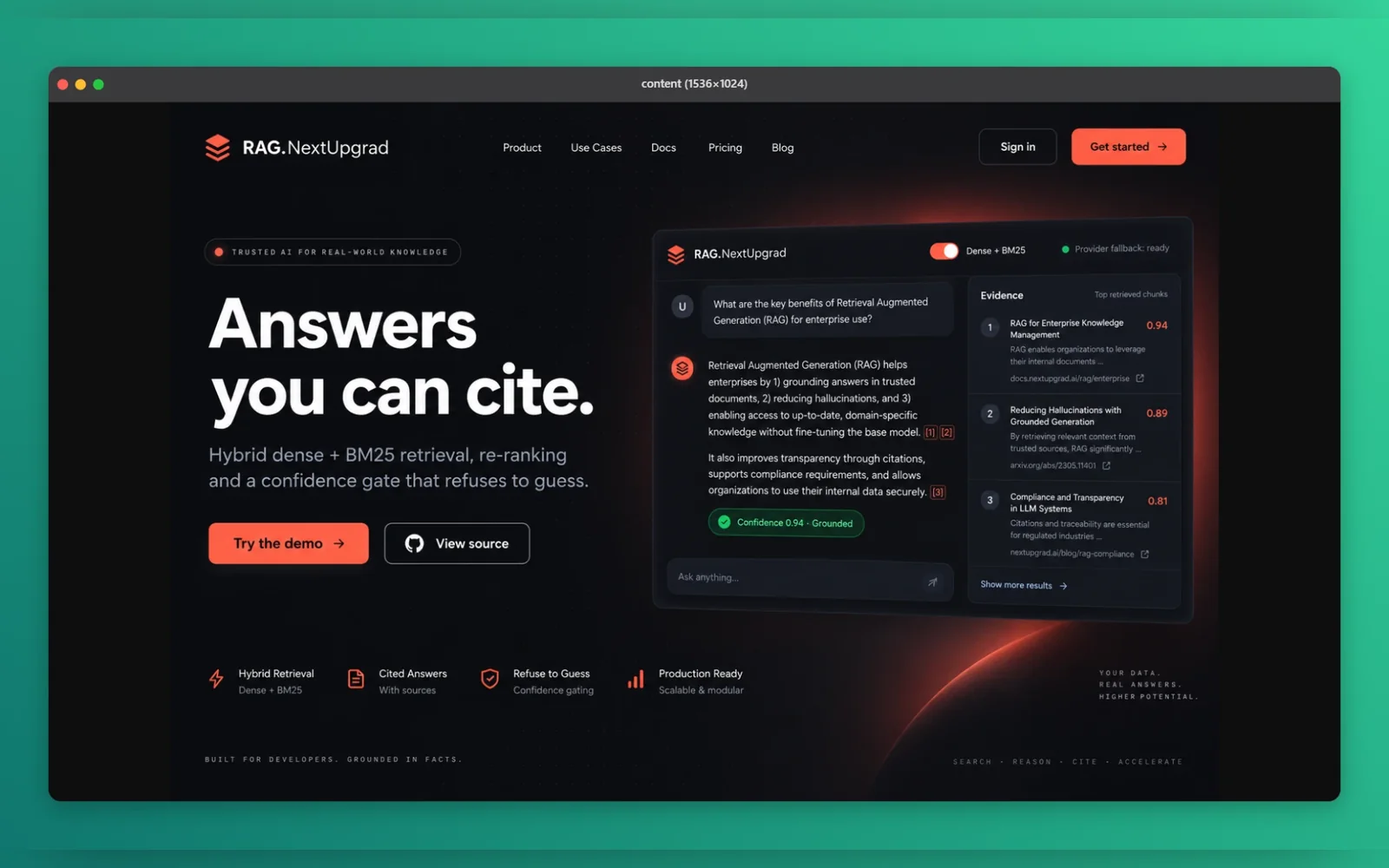 RAG.NextUpgrad — screenshot