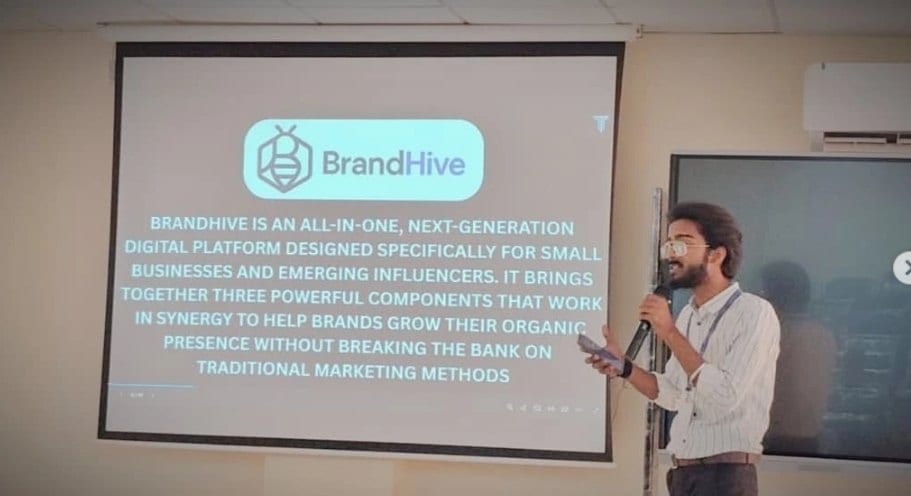 Pranjul Rathour: Presenting a product to a student audience